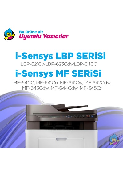 Canon Uyumlu Tonermaxcrg-054h Uyumlu Toner Mavi /lbp-621cw /lbp-640c /lbp-623cdw /mf640c /mf641cn /mf641cw /mf642cdw / Mf643cdw / Mf644cdw / Mf645cx/ Mf654cx