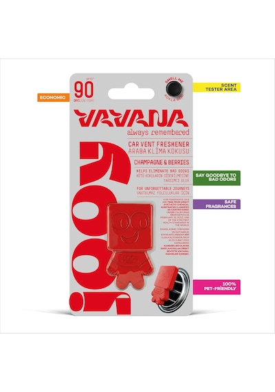 Jooy Araba Klima Kokusu - Oto Kokusu Bpa & Sıvı İçermez 90 Gün Etkili Champagne & Standart