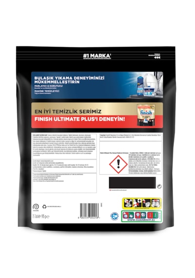 Finish Ultimate Plus Bulaşık Makinesi Deterjanı Kapsül Tablet 75 Adet