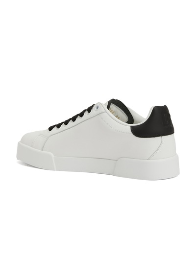 Dolce & Gabbana White Portofino Sneakers Beyaz