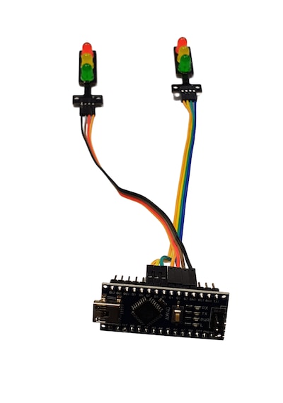 Arduino 2'li Trafik Lambası Kiti Yazılım Ve Devre Hazır Olarak G