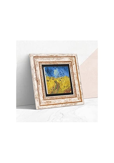 Van Gogh Buğday Tarlası Ve Kargalar Taş Duvar Tablosu - Çerçeveli Taş Tablo - Dekoratif Duvar Sanatı - Modern Ev Diğer Van Gogh Buğday Tarlası Ve Kargalar Taş Duvar Tablosu - Çerçeveli Taş Tablo - Dekoratif Duvar Sanatı - Modern Ev Diğer
