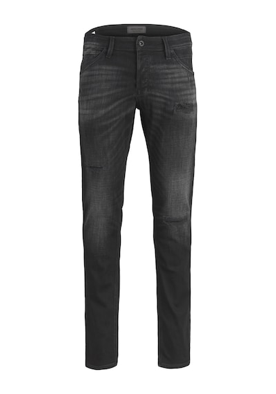 Jack & Jones Erkek Glenn Flox 124 Slim Fit Jean Black Denim