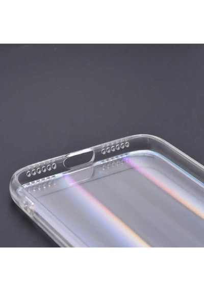 Apple Uyumlu iPhone 8 Kılıf Zore Rainbow Kapak Renksiz