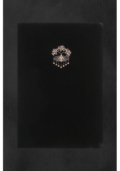 Victoria's Journals Bujo Süet Defter 96 Yaprak A5 160 Gr. Çizgili Siyah