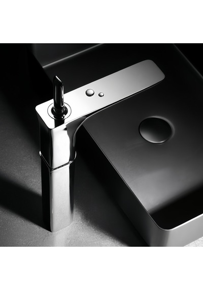 Fk-5121 Yüksek Lavabo Bataryası Mat Krom Renkli