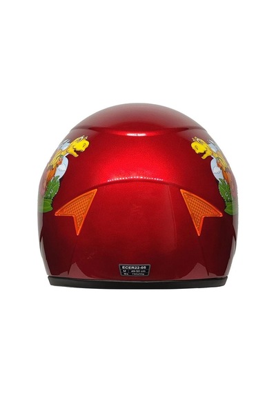 Mts SY118 Full Face Çocuk Kaskı-60609 - Dino Kırmızı