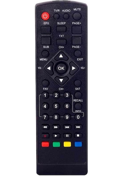 Moonstar Hd Uydu Alıcısı Cihazı Kumandası 1789