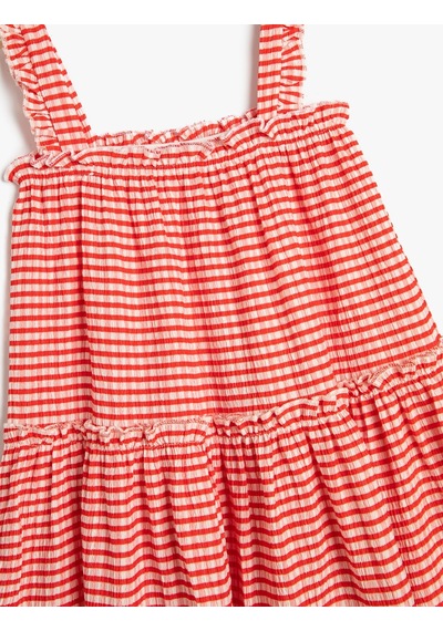 Koton Elbise Midi Boy Kareli Askılı Rahat Kesim Kırmızı Ekoseli 3skg80183ak 3SKG80183AK05T Kırmızı Koton Elbise Midi Boy Kareli Askılı Rahat Kesim Kırmızı Ekoseli 3skg80183ak 3SKG80183AK05T Kırmızı