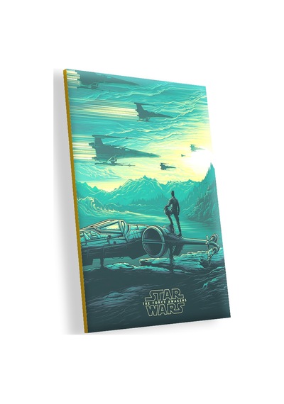 Cakasepetim Star Wars The Force Awakens Ahşap Mdf Tablo
