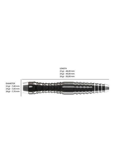 Shot Tribal Weapon 4 Series Tungsten Çelik Uçlu Dart Oku 26