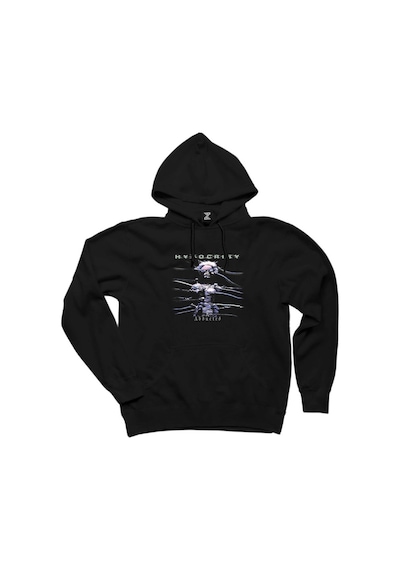 Hypocrisy Abducted Siyah Kapşonlu Sweatshirt Hoodie Siyah