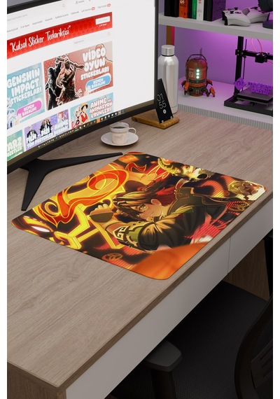 Gaming Genshin Impact Anime Gacha V3 - 48x40 Xl Gaming Mouse Pad Fare Altlığı