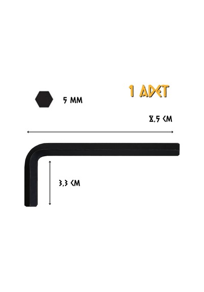Cer-pa Norm Tekli Alyan Kısa - 5.0 Mm. - 1 Adet
