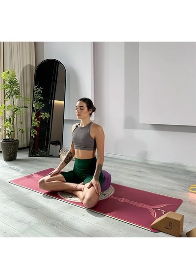 Tr Mandala Serisi Now Here 4.1 Mm Doğal Kauçuk Kaydırmaz Yoga Matı Diğer