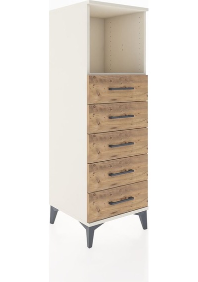 Hyperion Dolap Tek Raflı 5 Çekmeceli 44x44x134 Aytaşı-çam Aytaşı Hyperion Dolap Tek Raflı 5 Çekmeceli 44x44x134 Aytaşı-çam Aytaşı