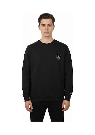 Bigümex The Brave Premium Erkek Sweatshirt 3 Iplik Siyah