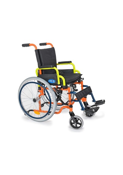 Çocuk Tekerlekli Sandalye 35 Cm Oturum, Kompakt Çelik Şase, Güvenlikli Dm-312 Kids