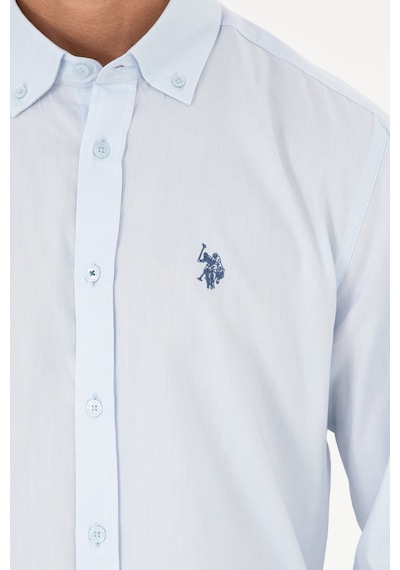 U.s. Polo Assn. Erkek Açık Mavi Gömlek Basic 50282614-vr003 Açık Mavi