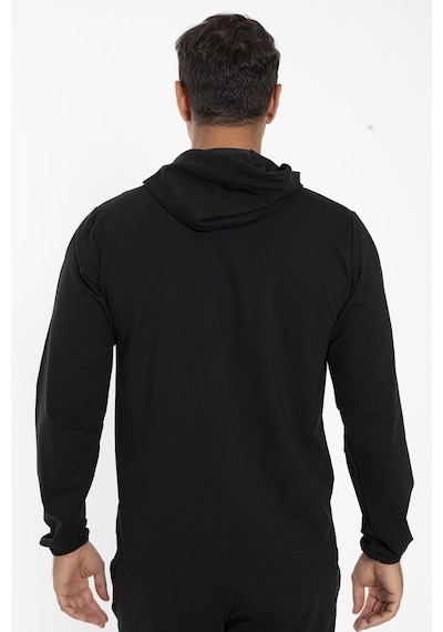 Crozwise Pamuklu Kapşonlu Erkek Sweatshirt Siyah