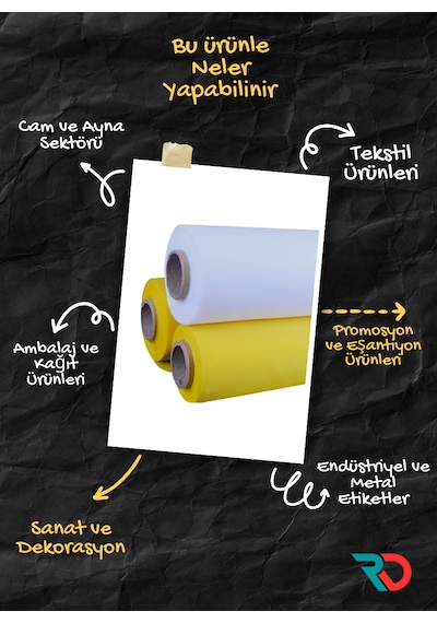 Serigrafi Baskı İpeği 77t Beyaz Polyester Mesh - 140 Cm - 100 Cm Cam, Metal, Seramik, Reklam Baskı İçin