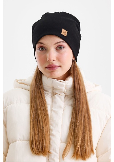 Butikgiz Termal %100 Pamuklu Soft 2 Stil 1 Arada Bere Premium Cuts Serisi Siyah