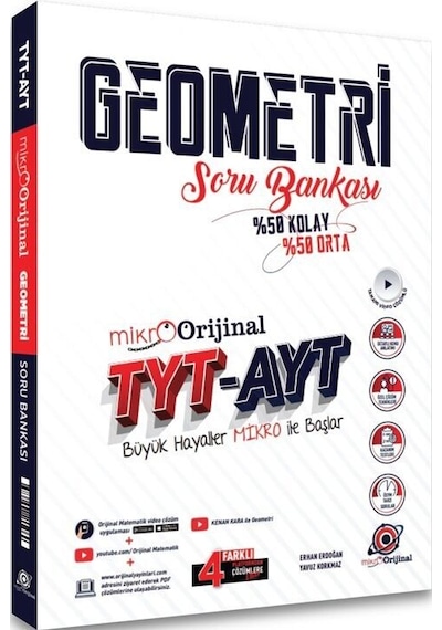 Orijinal Yayınları Tyt Ayt Geometri Mikro Soru Bankası Paragraf 2 Deneme Hediye