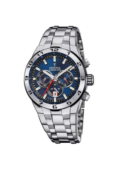 Festına F20670/1 Chrono Bıke Erkek Kol Saati Gümüş