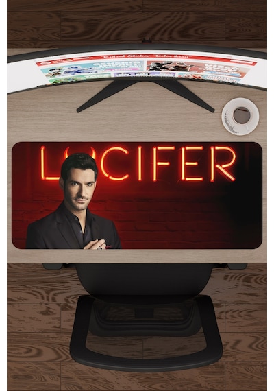 Lucifer V3 70x30 Xl Gaming Kauçuk Kaymaz Taban Mouse Pad Fare Altlığı