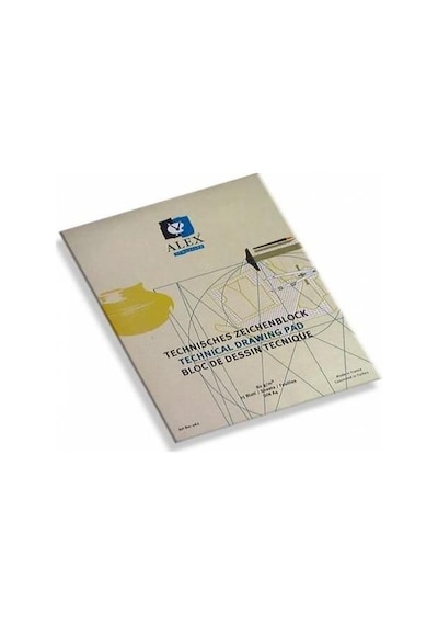 Alex Schoeller Teknik Çizim Blok A4 80 Gr Dikişli 20 Yaprak