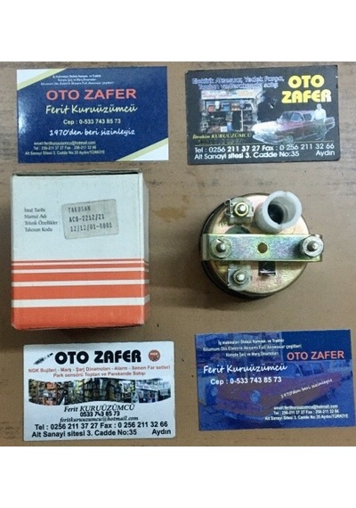 Endiksan Takosan Aco-2212/21 Yağ Saati Ford Cargo 12volt 52mm