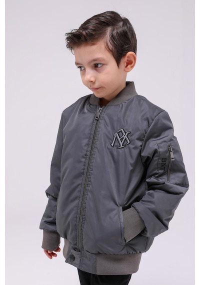 Benitto Kids Erkek Çocuk Mevsimlik Yağmurluk Ceket 51294-gri Gri