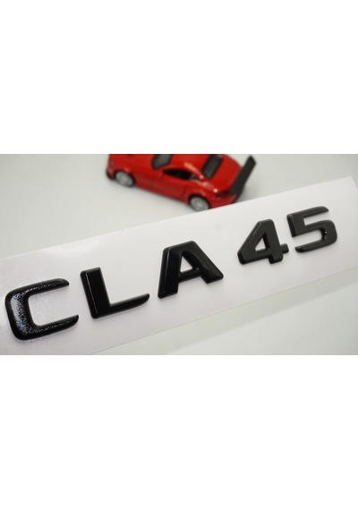 CLA 45 Bagaj Parlak Siyah ABS 3M 3D Yazı Logo