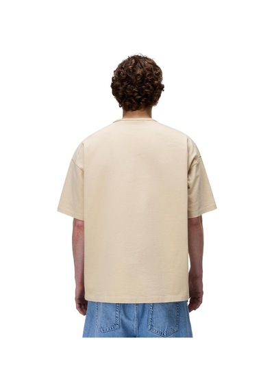 P0a4g3sn3d1-r Napapijri S-krous Ss Erkek T-shirt Bej P0a4g3sn3d1-r Bej