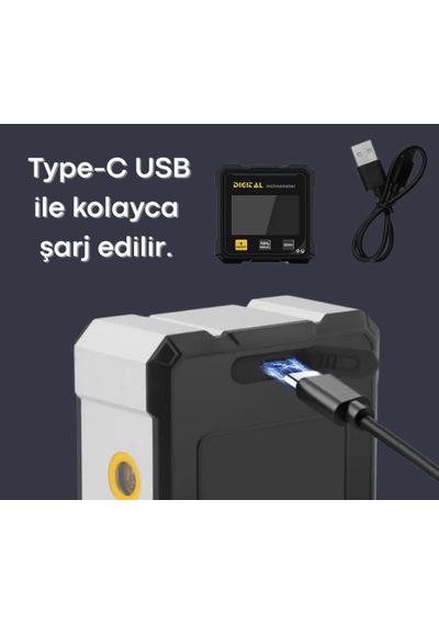 Loyka 5521 Dijital Eğim Ölçer Mıknatıslı Çift Çizgi Lazerli