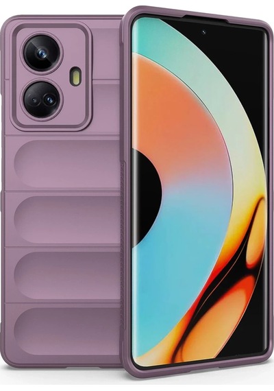 Newface Realme 10 Pro 5g Kılıf Optimum Silikon Semeglbl - 11 - Mor