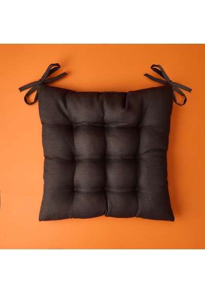Soft Traum Sandalye Minderi - Antrasit - 40x40 Cm Renkli