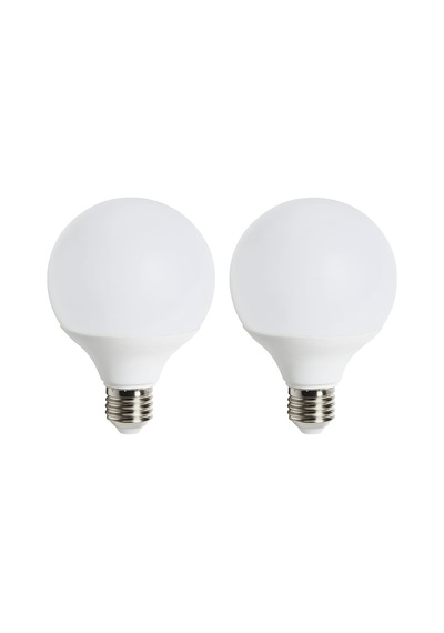 15watt E27 Duylu 6500kelvin Beyaz Işık 1350lümen A Enerji G95 Led Glop Ampul 2 Adet