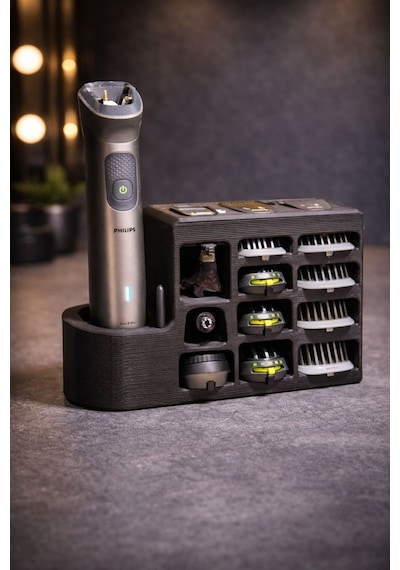 Multigroom 7000 Mg7950/15 Uyumlu Organizer Tıraş Makinesi Standı Başlık Ve Aparat Düzenleyici