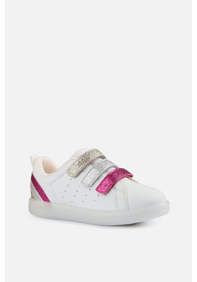 Vicco Sun Işıklı Kız Çocuk Beyaz/fuşya Sneaker