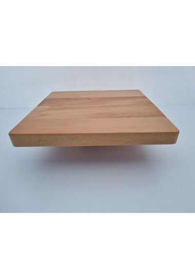 Bintaşmobilya Kayın Kütük Cafe Masa Üstü Tablası 60X60.Cm