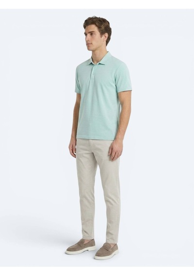 Kip Mint Düz Polo Yaka T-shirt