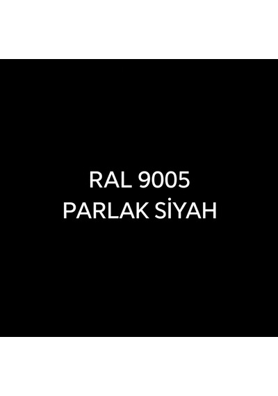 Elb Parlak Siyah Sprey Boya Ral 9005 400 Ml 9005 Ral Parlak Siyah