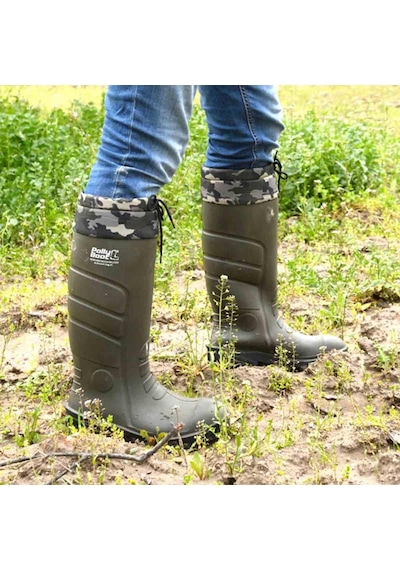 Polly Boot Galaxy Vega Konçlu Uzun Çizme Haki
