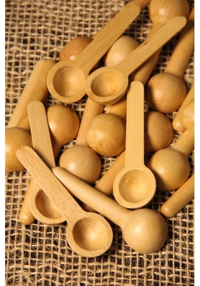 Evonox 12 Adet Bambu Baharat Kaşığı Ve Ölçek Kaşığı, Bambu Reçel Bal Kaşığı 12 Adet / Doğal Ve Şık 12 Diğer 70035160