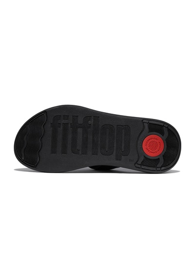 Roncato 090 All Black Sandalet Kadın Diğer Iw4-090 /675 Fitflop F-mode Go Beadie-button Adjustable Toe-post Siyah