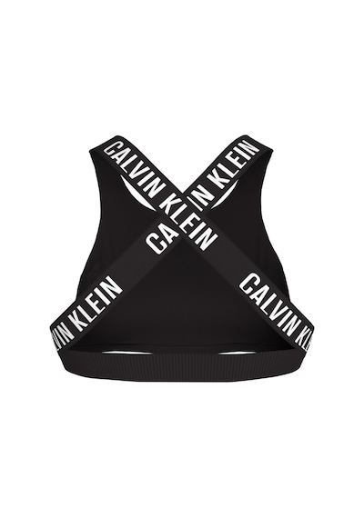 Calvin Klein Kadın Siyah Yüksek Yaka Bralette Bikini Üstü-16003