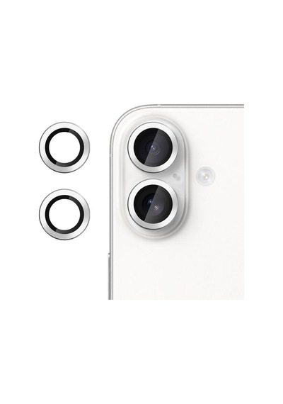 Nettech Apple Uyumlu iPhone 17 Safir Lens Kamera Cam Koruyucu - Gri