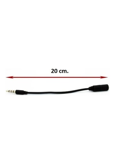 3.5 MM Erkek to 2.5 MM Dişi Çevirici Dönüştürücü Ses Kablo