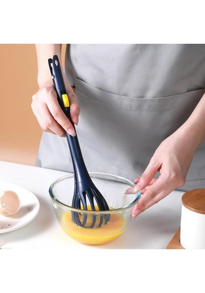 Pratik Kilitlenebilir Sihirli Çırpıcı Yumurta Sos Krema Çırpıcı Ve Makarna Maşası Metal Diğer